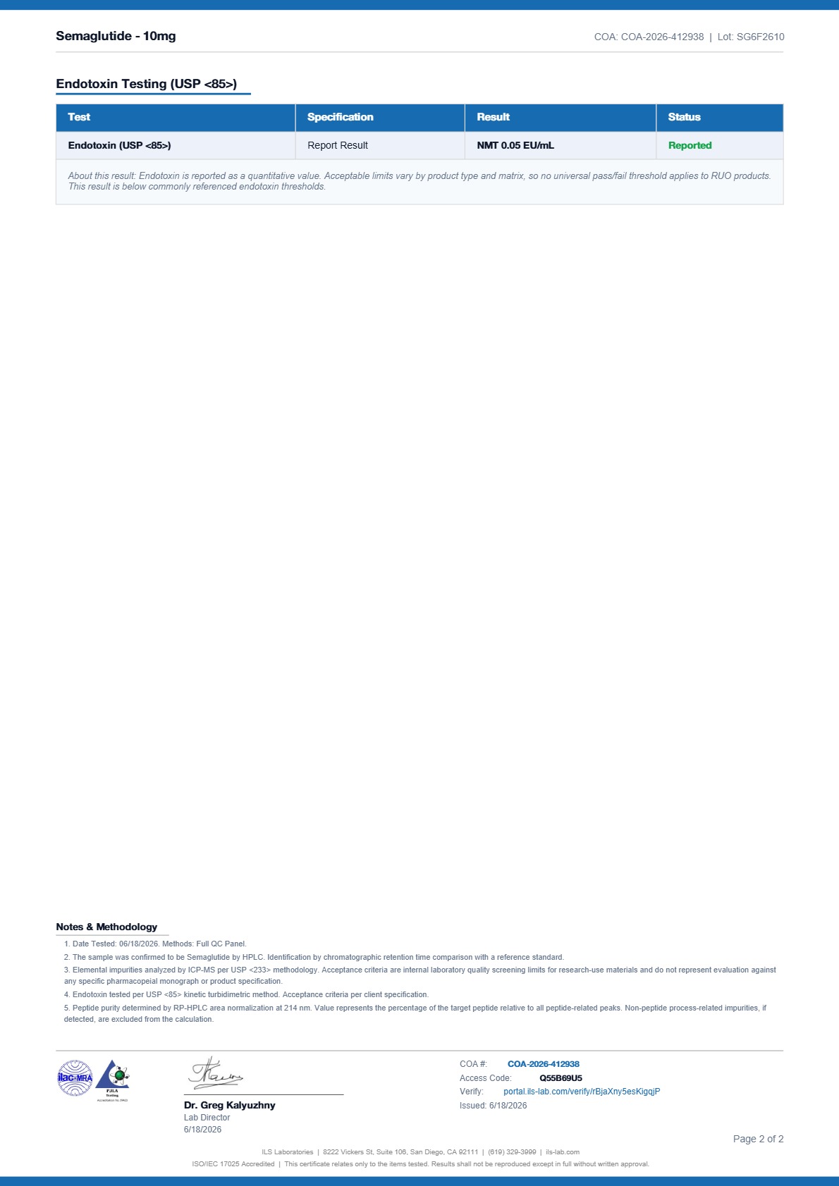 10 VIAL COMBO PACK: Peptide 1 (S) – 10mg - thumbnail 3
