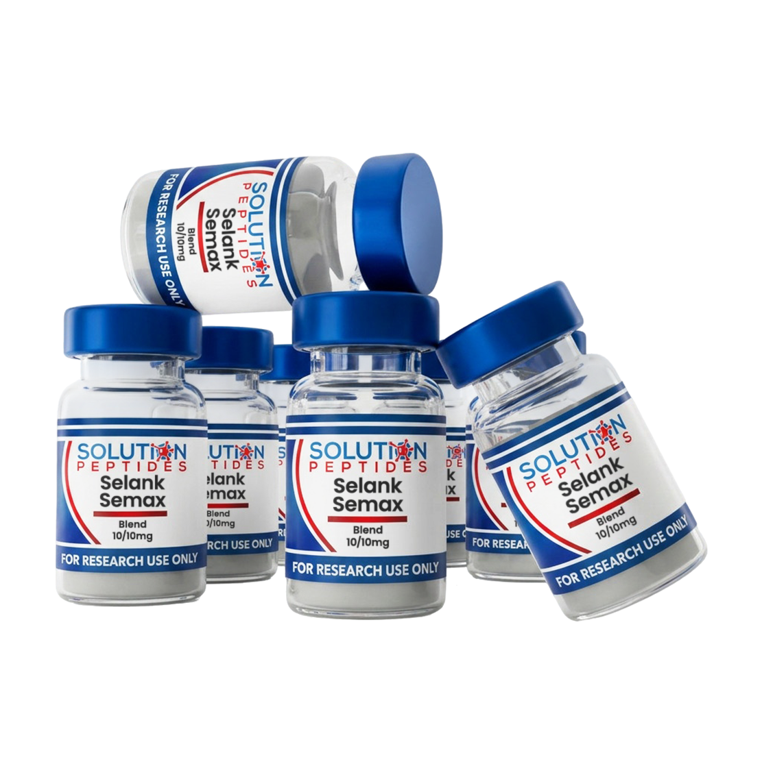 10 VIAL COMBO PACK: Selank/Semax Blend (10mg/10mg)